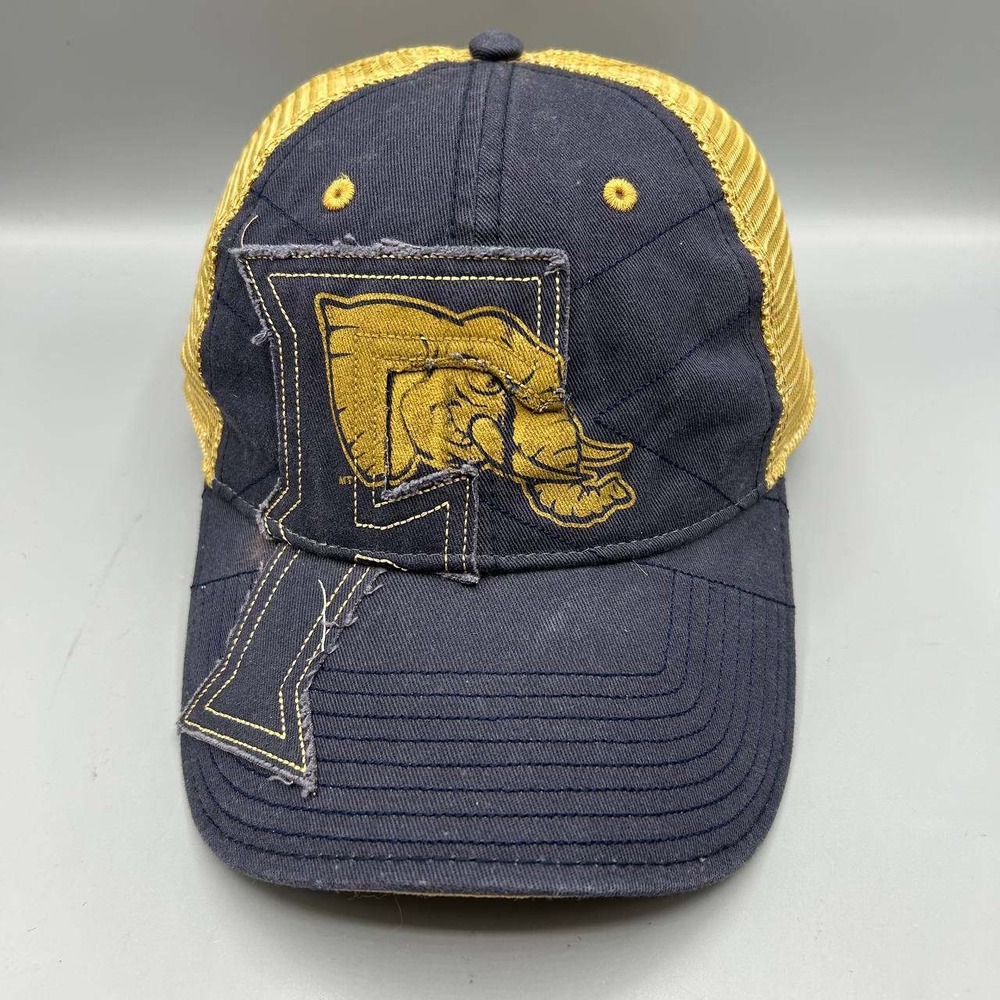 Cal State Fullerton Trucker Hat Men Navy Yellow The Game Snap Back Cap New